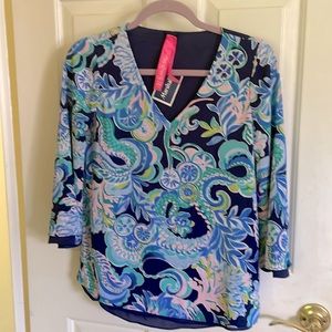 Lilly Pulitzer 3/4 Sleeve Florian - Sirens & Serpents NWT